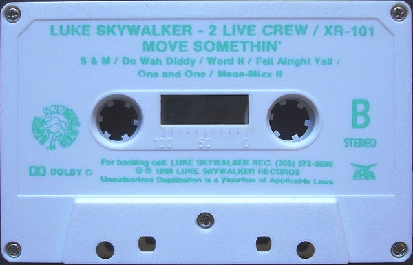 The 2 Live Crew : Move Somthin' (Cass, Album)