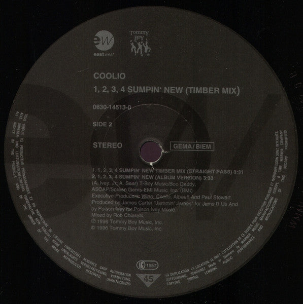 Coolio : 1, 2, 3, 4 (Sumpin' New) (12")
