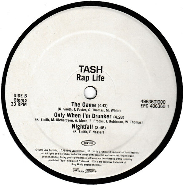 Tash : Rap Life (2xLP, Album)