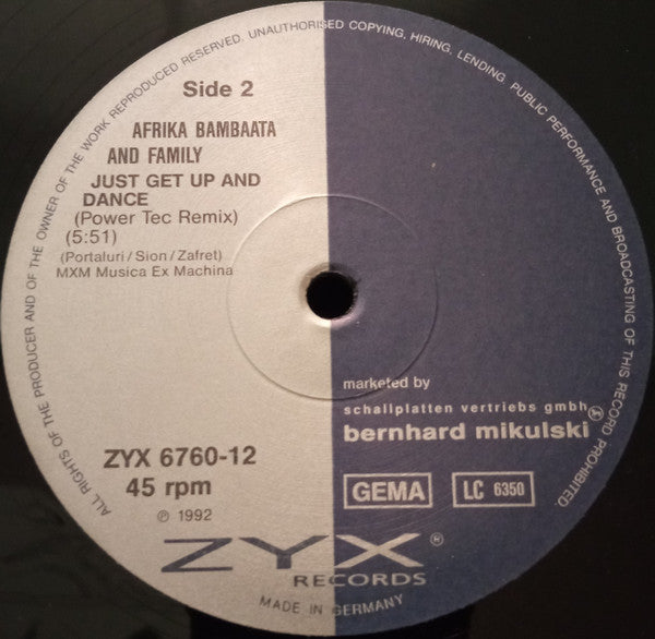 Afrika Bambaataa & Family : Save The World (12")