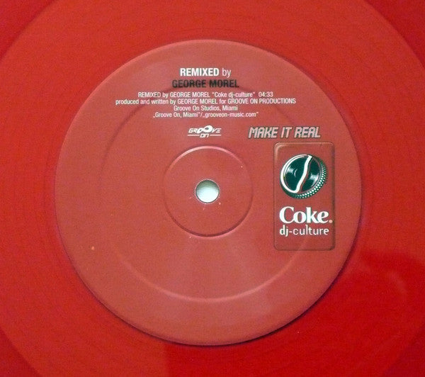 George Morel / David Rodigan : Coke Dj-culture (12", Promo, Red)