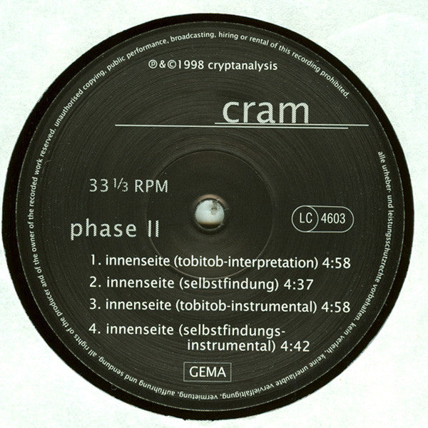 Cram : Innenseite (12")