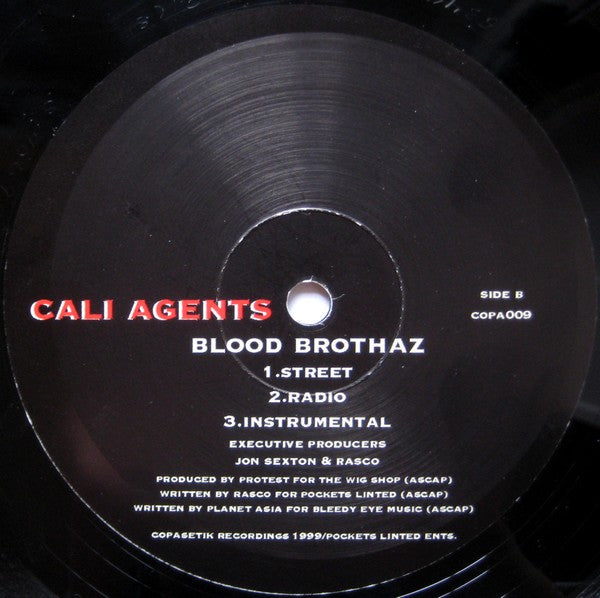 Rasco : Sophisticated Mic Pro's / Blood Brothaz (12")