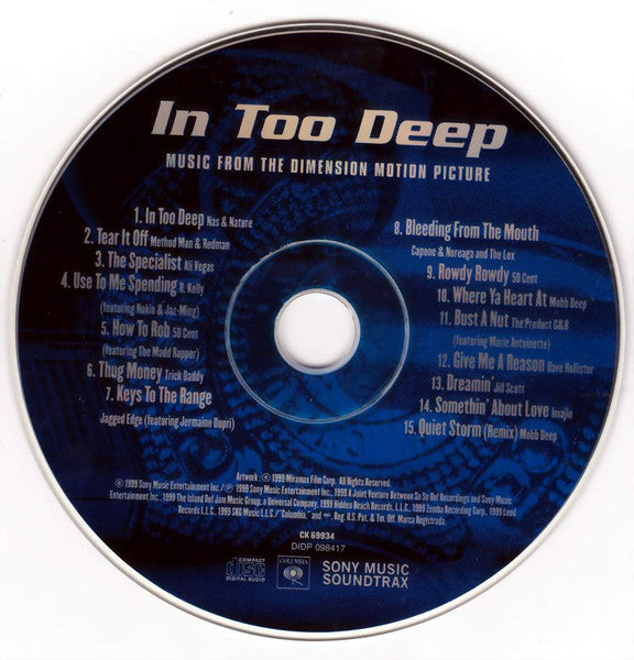 Various : In Too Deep - Music From The Dimension Motion Picture (CD)