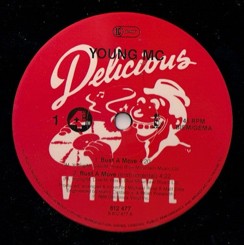 Young MC : Bust A Move (12", Maxi)