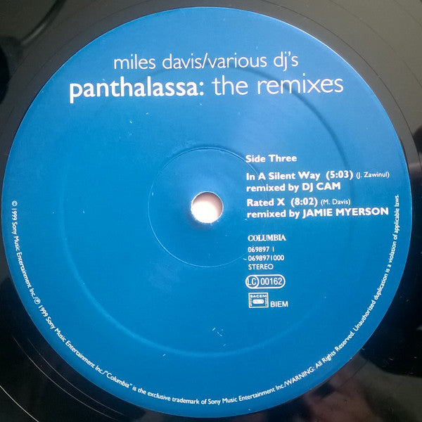 Miles Davis / Various DJ's* : Panthalassa: The Remixes (2xLP, Comp)