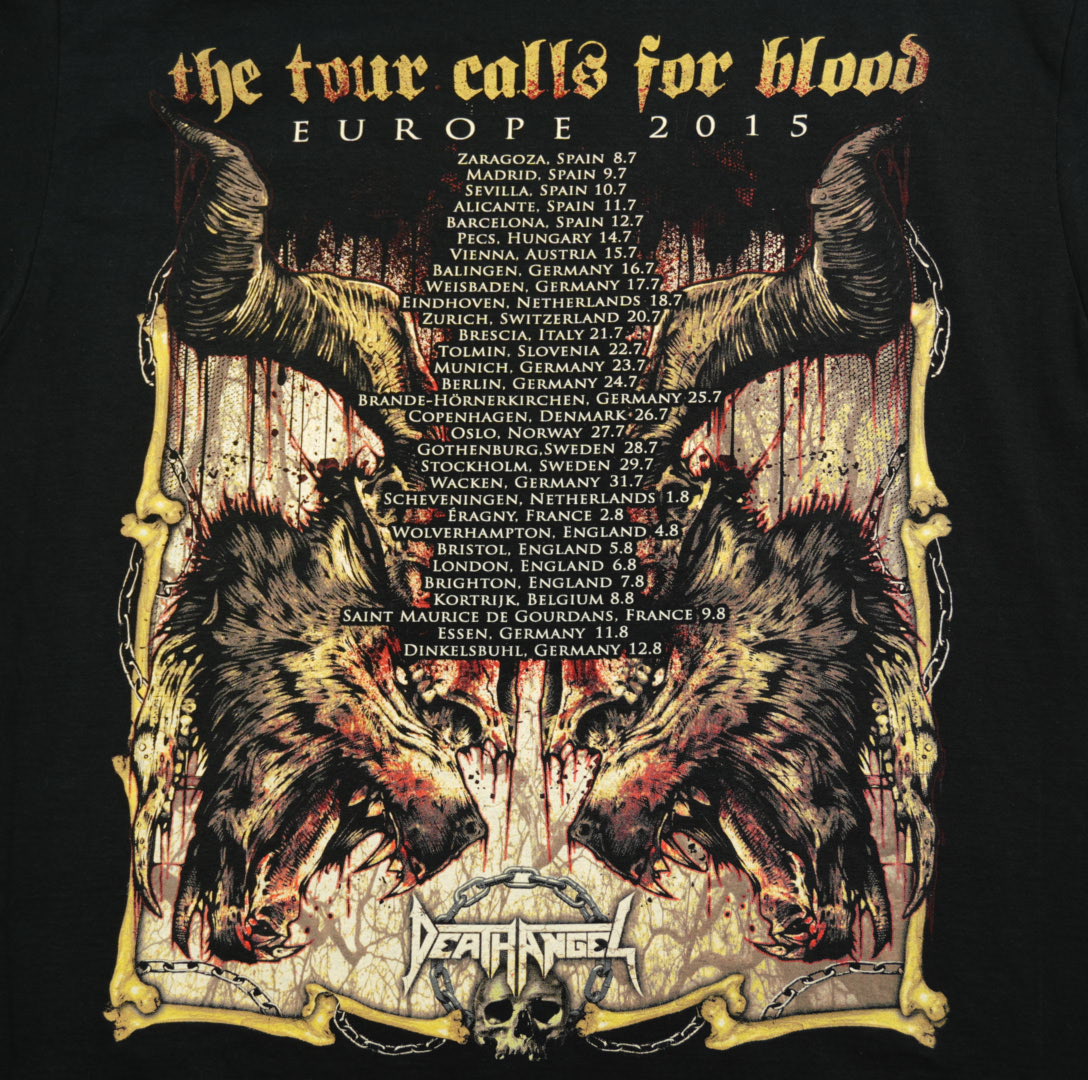 The Tour Calls For Blood Europe 2015