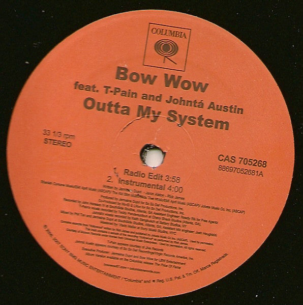 Bow Wow : Outta My System (12")