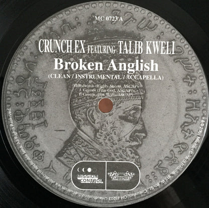 Crunch Ex Featuring Talib Kweli : Broken Anglish (12")