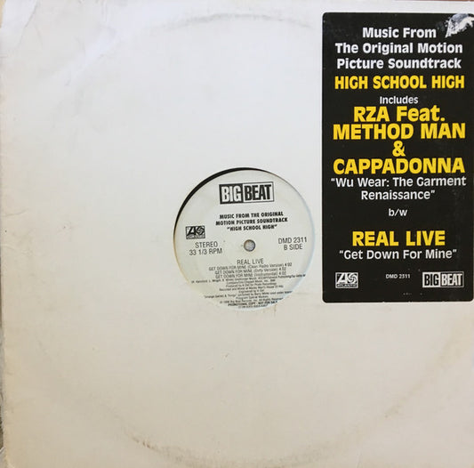 RZA / Real Live : Wu-Wear: The Garment Renaissance / Get Down For Mine (12", Promo)