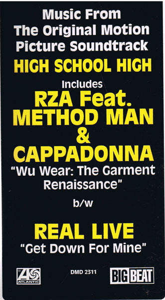RZA / Real Live : Wu-Wear: The Garment Renaissance / Get Down For Mine (12", Promo)