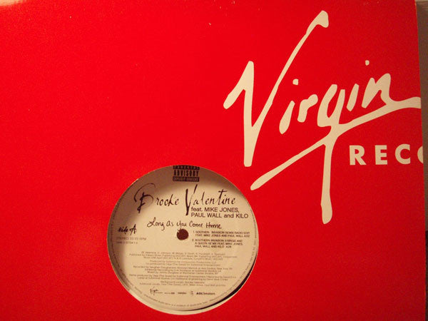 Brooke Valentine : Long As You Come Home (12", Promo)