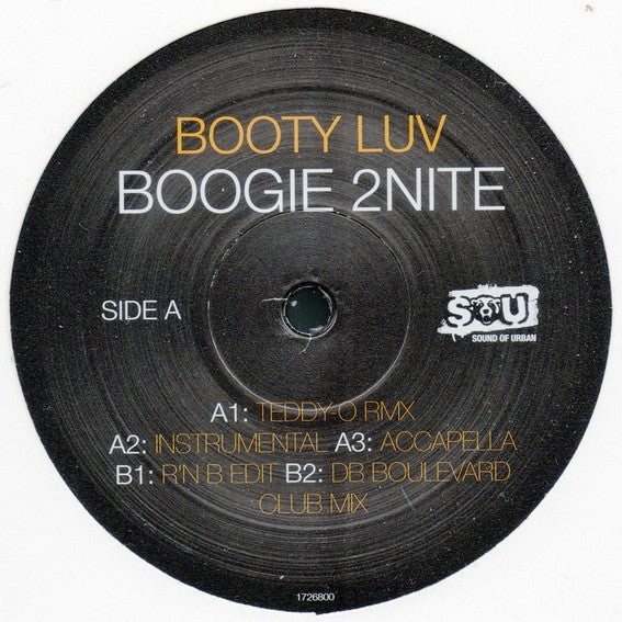 Booty Luv : Boogie 2nite (12")