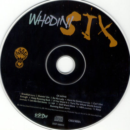 Whodini : Six (CD, Album)