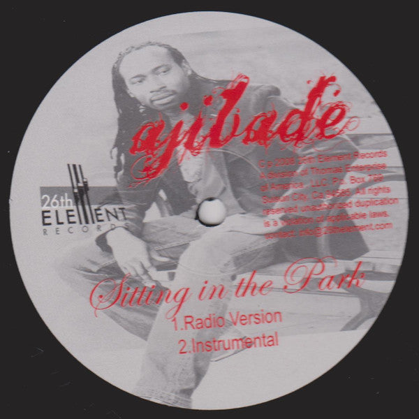 Ajibade : Sitting In The Park (12")
