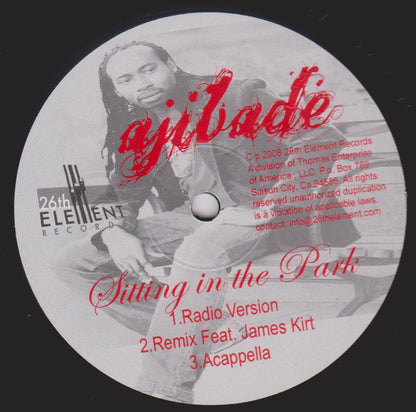Ajibade : Sitting In The Park (12")