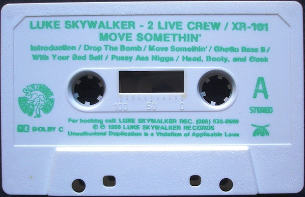 The 2 Live Crew : Move Somthin' (Cass, Album)