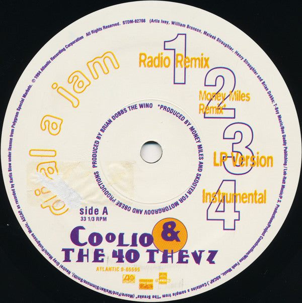 Coolio & The 40 Thevz* : Dial A Jam (12")