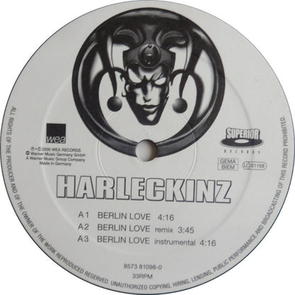 Harleckinz : Berlin Love / Killa Kinstinct (12")