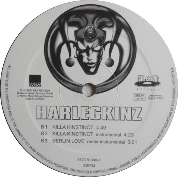 Harleckinz : Berlin Love / Killa Kinstinct (12")
