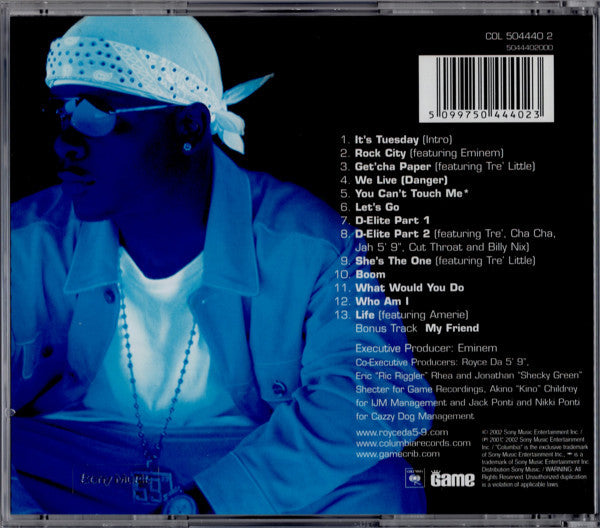 Royce Da 5'9" : Rock City (CD, Album)