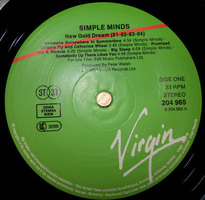 Simple Minds : New Gold Dream (81-82-83-84) (LP, Album, RP)