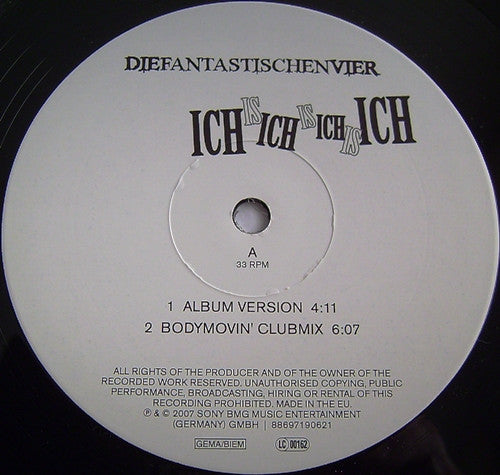 Die Fantastischen Vier : Ichisichisichisich (12")