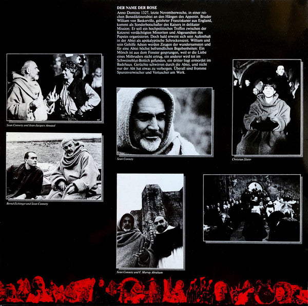 James Horner : Der Name Der Rose (Soundtrack) (LP, Album, Gat)