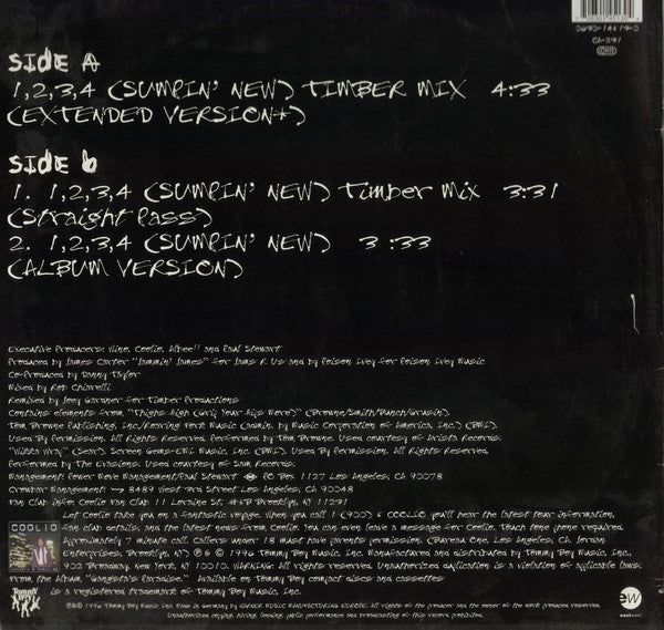 Coolio : 1, 2, 3, 4 (Sumpin' New) (12")