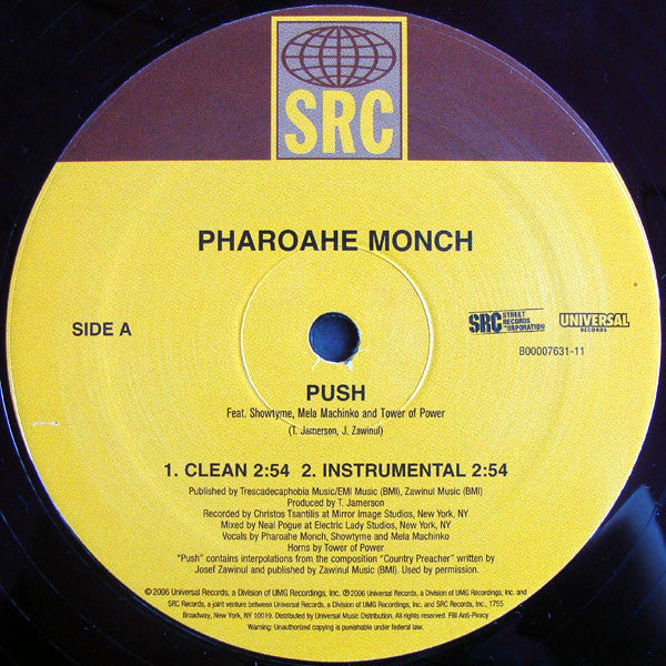Pharoahe Monch : Push (12")