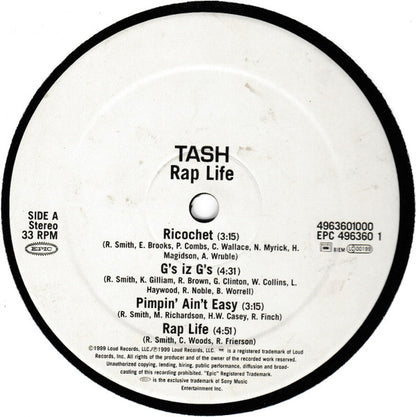 Tash : Rap Life (2xLP, Album)