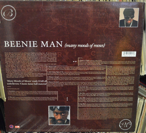 Beenie Man : Many Moods Of Moses (LP, Album)