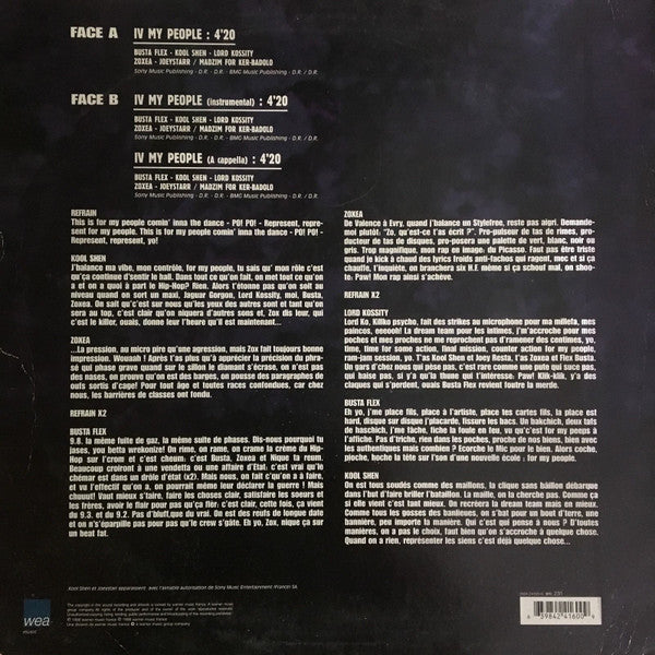 IV My People : IV My People (12")