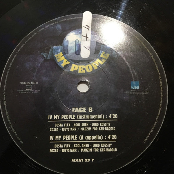 IV My People : IV My People (12")