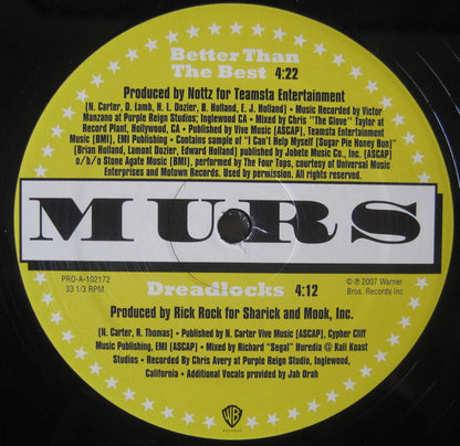 Murs : Better Than The Best / Dreadlocks (12", Single, Promo)
