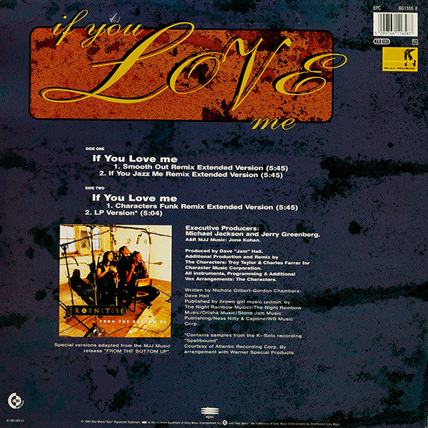 Brownstone : If You Love Me (Remixes) (12")