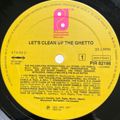 The Philadelphia International All-Stars* : Let's Clean Up The Ghetto (LP, Comp)