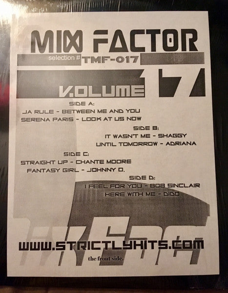 Various : The Mix Factor (Issue Seventeen) (2x12", Comp)