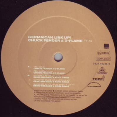 D-Flame & Chuck Fender / Demo Delgado & Kool Savas : Pen / Gunshot Buzz Up (12")