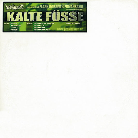 Flash Robsen & Fumanschu : Kalte Füsse (12")