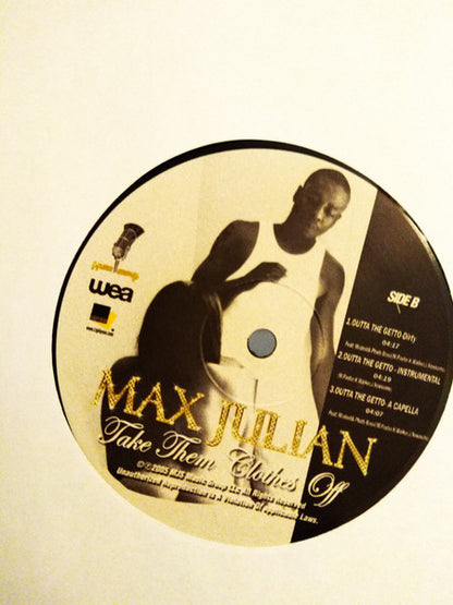 Max Julian Feat. Phats Bossi : Take Them Clothes Off (12", Maxi, Promo)