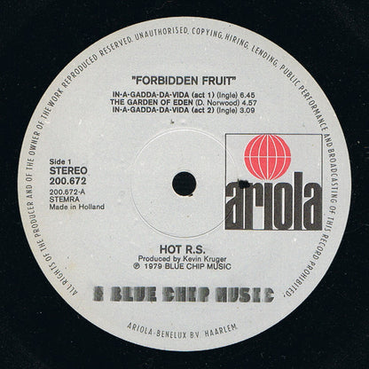 HOT R.S. : Forbidden Fruit (LP, Album)