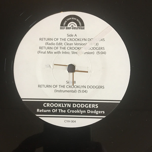 Crooklyn Dodgers '95 : Return Of The Crooklyn Dodgers (12", Single)