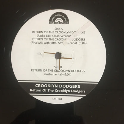 Crooklyn Dodgers '95 : Return Of The Crooklyn Dodgers (12", Single)