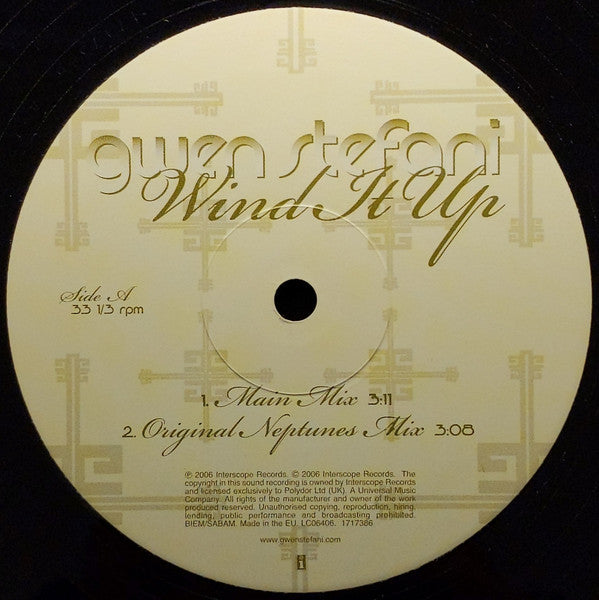 Gwen Stefani : Wind It Up (12")