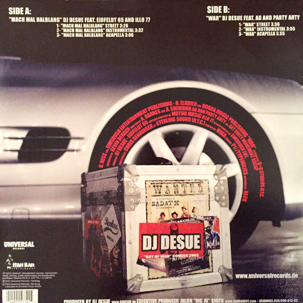 DJ Desue : Mach Mal Halblang (12")
