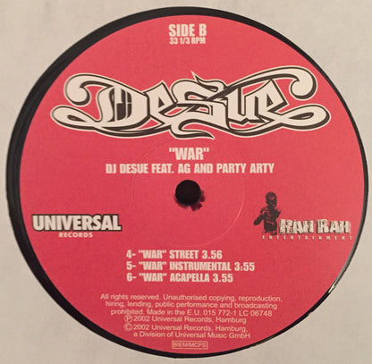 DJ Desue : Mach Mal Halblang (12")