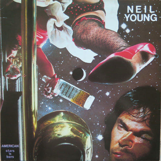 Neil Young : American Stars 'N Bars (LP, Album, RE)