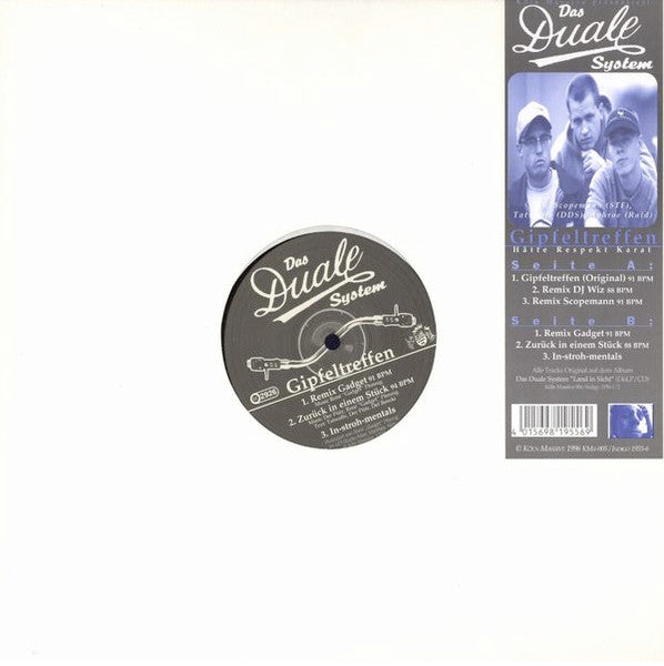 Das Duale System : Gipfeltreffen (Hätte Respekt Karat) (12", Maxi)
