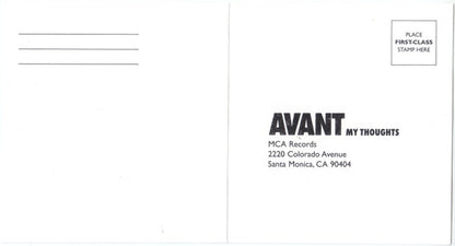 Avant (2) : My Thoughts (CD, Album, Enh)